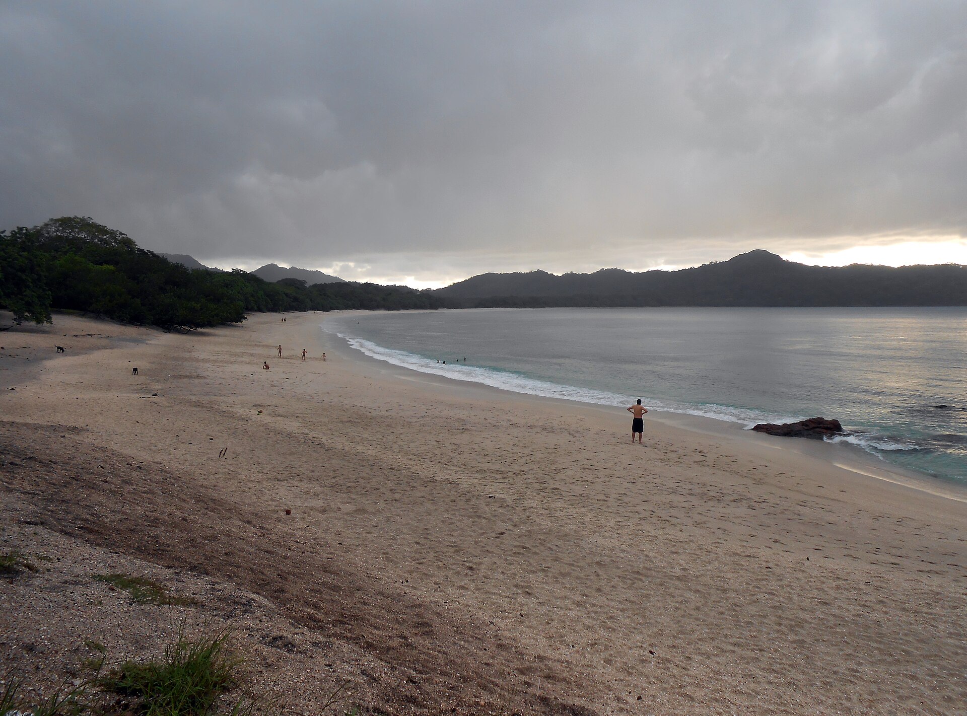 Playa Conchal shell-sand beach, Guanacaste Pacific coast