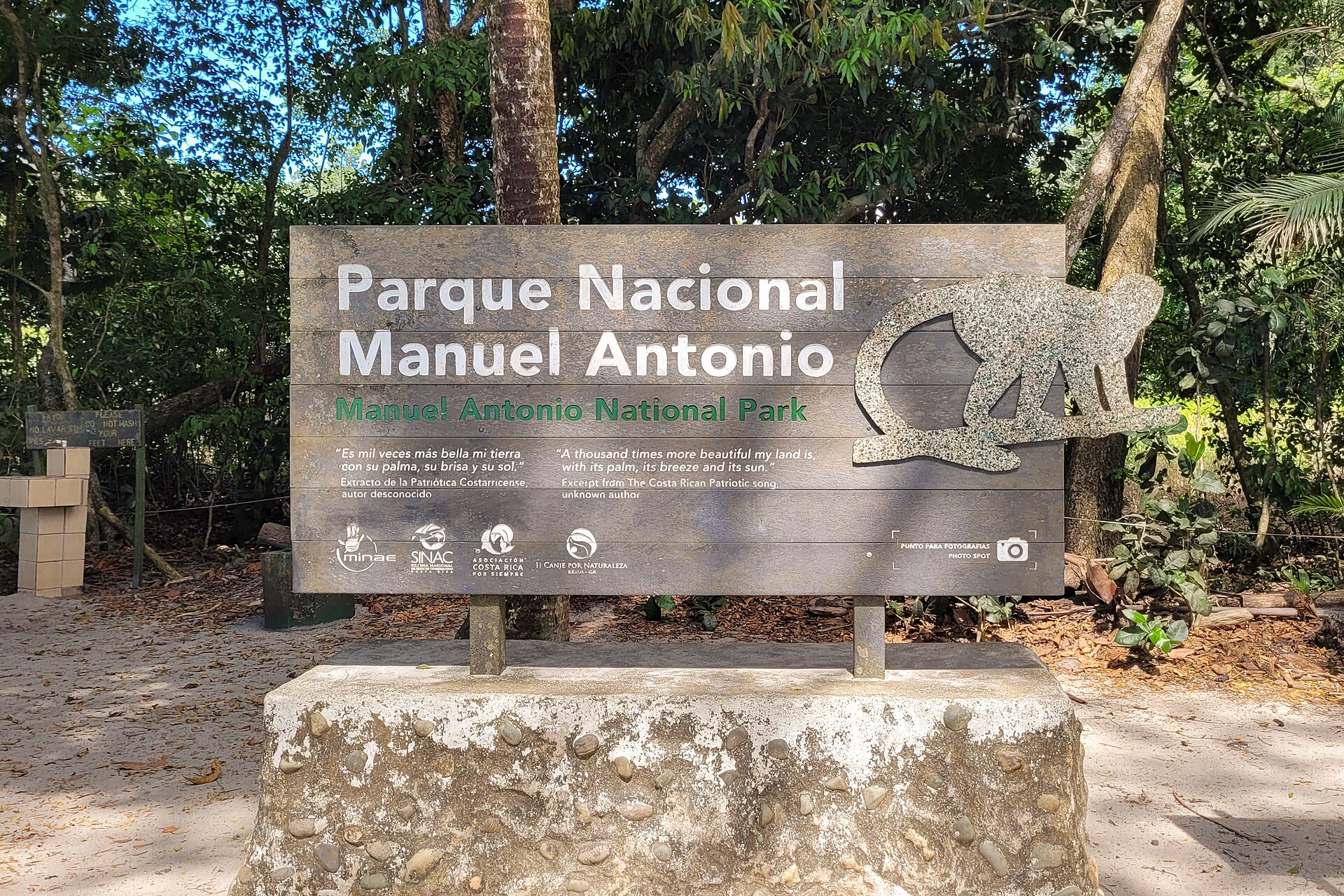 Manuel Antonio National Park beach and rainforest, Pacific Costa Rica